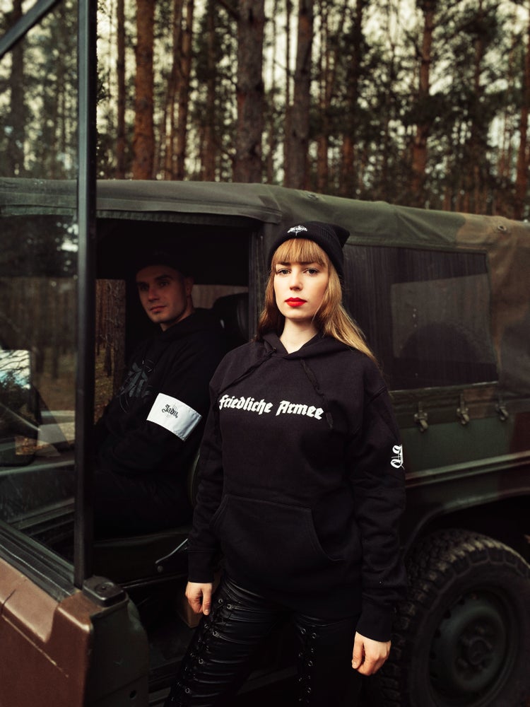 SALE: Hoodie "Peaceful Army" (unisex)