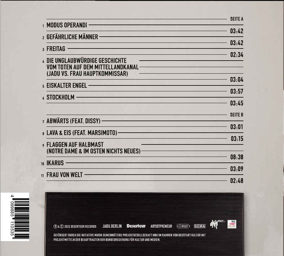 CD "Jadu-Modus Operandi" - Handsigniert